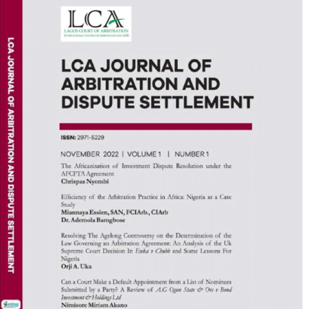 LCA Journal of Arbitration and Dispute Settlement (LJADS)